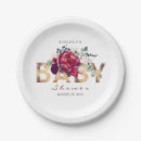 Recherche de fleurs blanches assiettes en papier C'est une fille
