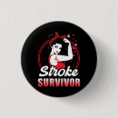 Search for stroke awareness buttons Red