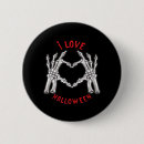 Search for funny halloween buttons Heart hands