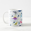 Recherche de dinosaures colorés tasses Mignon