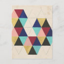 Search for geometric pattern postcards Shape