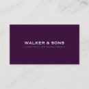 Recherche de aubergine cartes visite Simple