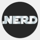 Search for nerd round stickers Gamer