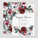 Search for winter bridal shower invitations Floral