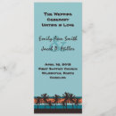 Search for fun wedding programs Retro