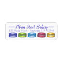 Search for macaron return address labels Pastry