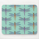 Recherche de libellule tapis souris Violet