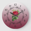 Search for rose clocks Burgundy