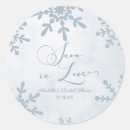 Search for bridal shower winter stickers Snow in love