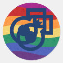 Search for male symbol stickers Rainbow