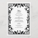 Search for cowboy wedding menus Western