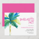 Search for palm tree bachelorette party invitations Tropical