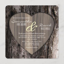 Search for bark invitations Heart