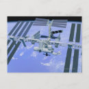 Recherche de station spatiale cartes postales Illustrations spatiales