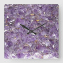 Search for amethyst clocks Trendy