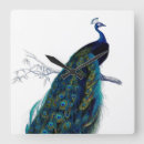 Search for vintage peacock clocks Colourful
