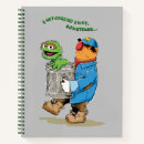 Search for sesame street notebooks Garbage can