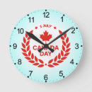 Search for canada day clocks Canadian pride
