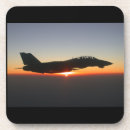 Recherche de avion dessous de verres Coucher de soleil