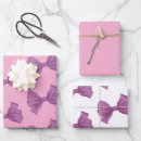 Search for pink bow wrap wrapping paper Girl