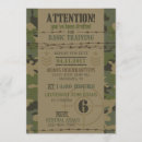 Search for camouflage birthday invitations Army