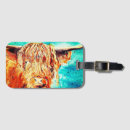 Search for highland cattle luggage tags Scotland