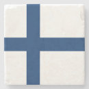 Recherche de la finlande dessous de verres Drapeau finlandais