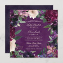 Search for purple floral wedding invitations Formal