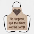 Search for coffee quote aprons Funny