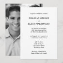 Search for bride and groom parents wedding invitations Black and white