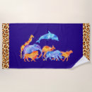 Search for leopard beach towels Watercolor