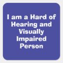 Search for hearing impaired stickers Hard of hearing