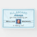 Search for train birthday banners Blue