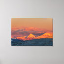 Search for mountain range canvas prints Sunset