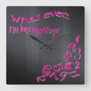 Search for whatever clocks Who cares