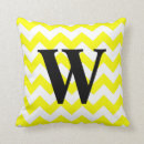 Recherche de zigzag jaune coussins Noir