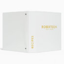 Search for white binders Minimalist