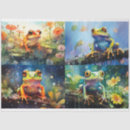 Search for frog tissue paper Watercolor