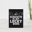Search for badminton christmas cards Racquet