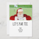 Search for golf seasonal invitations Santa