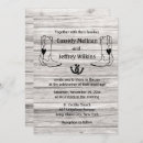 Recherche de country western mariage invitations Rustique