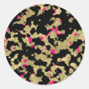 Search for pink black and gold stickers Birthday