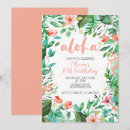 Search for aloha luau sweet 16 invitations Tropical
