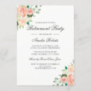 Recherche de peach floral invitations Botanique