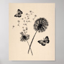 Search for dandelion posters butterflies
