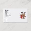 Recherche de renne noël cartes visite Mignon