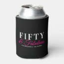 Search for 50th birthday can coolers Hot pink