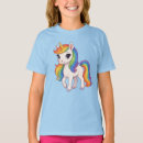 Search for rainbow unicorn tshirts Girly