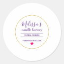 Search for homemade soap stickers Candle