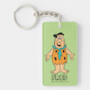 Search for cartoon rectangular keychains Stone age cartoon